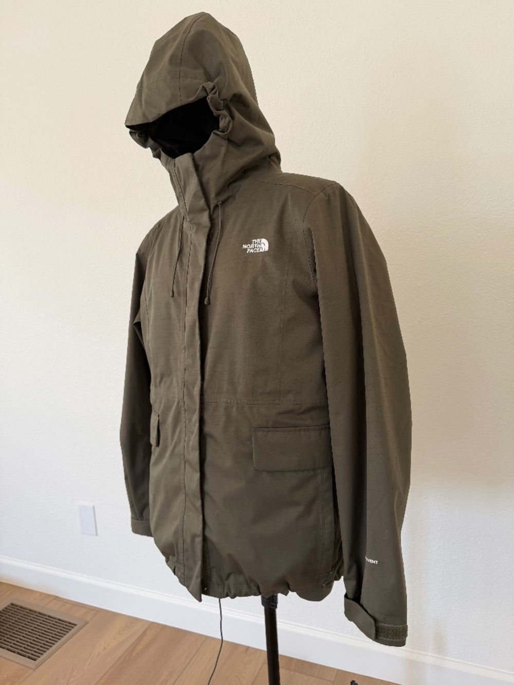 North Face 3-in-1 Olive Ski Jacket Extra Large
